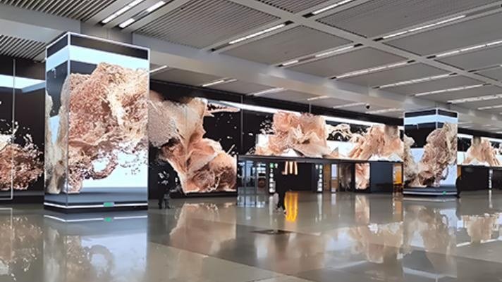Indoor LED Display - SK Series indoor wall installation