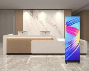 LED Poster Display - Lobby and reception placement