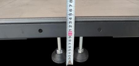 Interactive LED Floor Display - Panel height and installation depth
