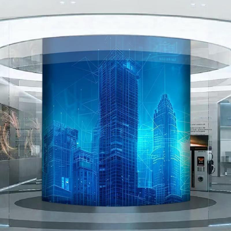 Flexible LED Display - Column and cylindrical displays