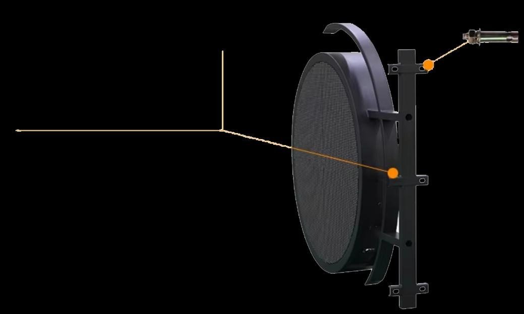 Logo LED Screen - Back structure and cable access