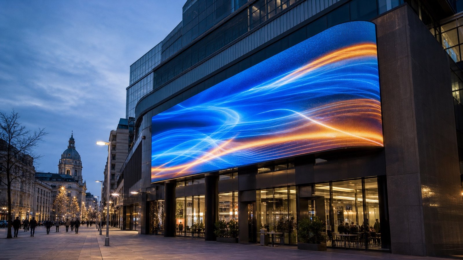 Outdoor LED billboard case example
