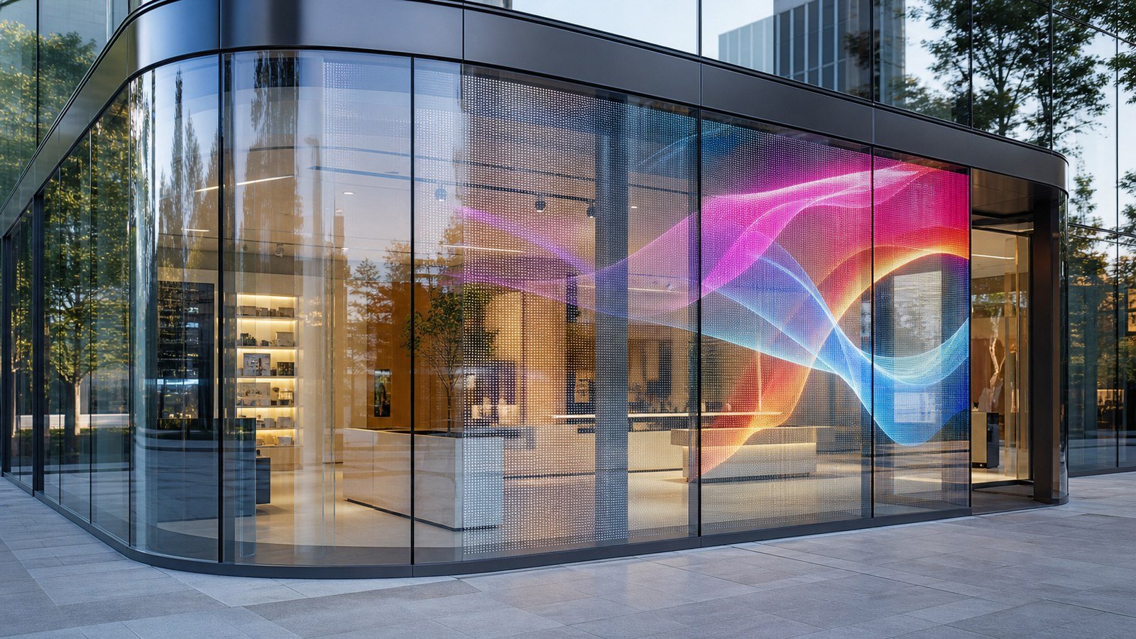 Transparent LED